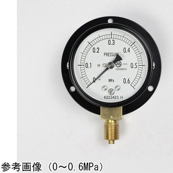 普通形圧力計(Φ60)立形B枠 蒸気用 AA10-221シリーズ 長野計器