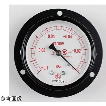 普通形圧力計(Φ60)埋込形D枠(取付穴) AA15-271シリーズ 長野計器