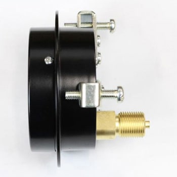 普通形圧力計(Φ75)埋込形D枠(取付金具)耐振用 AC15-131シリーズ 長野計器