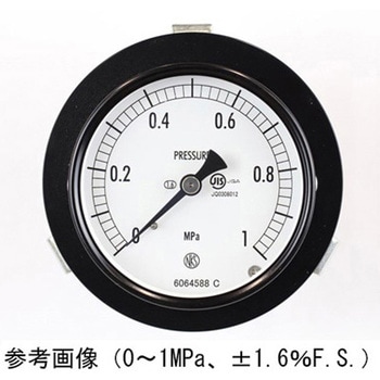 普通形圧力計(Φ75)埋込形D枠(取付金具) AC15-171シリーズ 長野計器