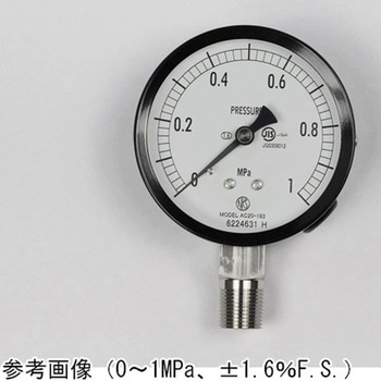 普通形圧力計(Φ75)立形A枠 AC20-183シリーズ 長野計器