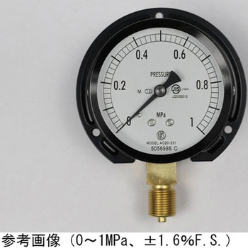普通形圧力計(Φ75)立形B枠 蒸気用 AC20-231シリーズ 長野計器