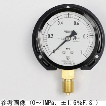 普通形圧力計(Φ75)立形B枠 耐振用 AC20-231シリーズ 長野計器