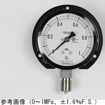 普通形圧力計(Φ75)立形B枠 AC20-233シリーズ 長野計器