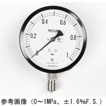 普通形圧力計(Φ100)立形A枠 AE20-133シリーズ 長野計器