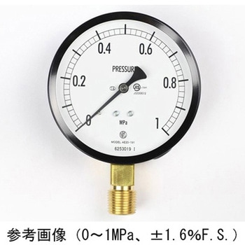 普通形圧力計(Φ100)立形A枠 AE20-191シリーズ 長野計器