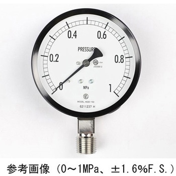 普通形圧力計(Φ100)立形A枠 AE20-193シリーズ - 長野計器