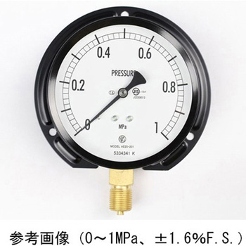 普通形圧力計(Φ100)立形B枠 AE20-231シリーズ 長野計器