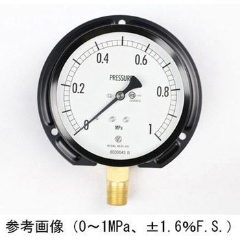 普通形圧力計(Φ100)立形B枠 AE20-281シリーズ - 長野計器