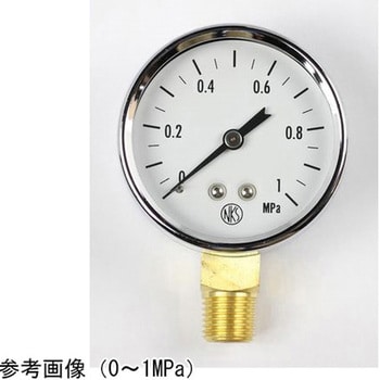 GK10-271 小型圧力計(50Φ) GK10-271シリーズ 1個 長野計器