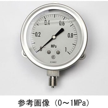グリセリン入圧力計(100Φ) GV42-233シリーズ 長野計器