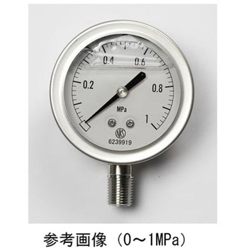 グリセリン入圧力計(60Φ) GV50-173シリーズ 長野計器
