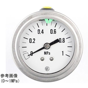 グリセリン入小型圧力計(50Φ) GV97-661シリーズ 長野計器