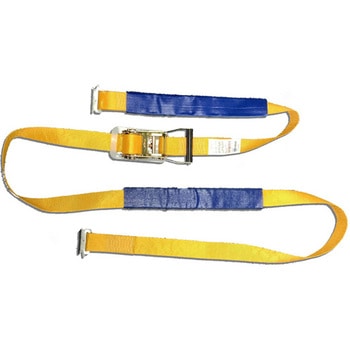 SEWOTA ラチェット式ラッシングベルト 3tタイプ 固定側：1M HXB50-Cシリーズ アズワン