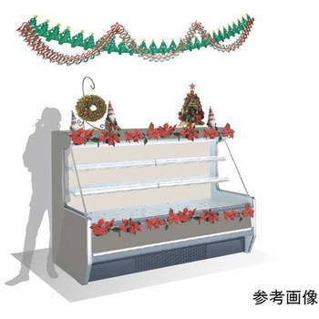 北欧風ペーパーハニカムクリスマスガーランド 360cm 28-103-2シリーズ アズワン