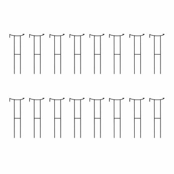 IF-N0050-16P アイアン製植物サポーター幅18 住まいスタイル 68928101