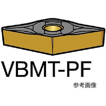 コロターン107 旋削用ポジチップ 1セット(10個入) VBMT110304PFシリーズ サンドビック
