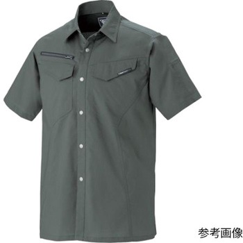 半袖シャツ チャコールグレー 1692-25シリーズ ジーベック