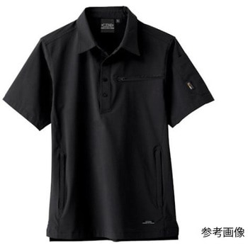 半袖シャツ 黒 2222-90シリーズ ジーベック