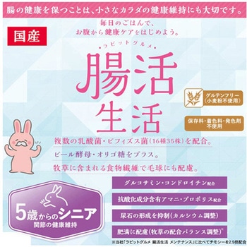 ラビットグルメ 腸活生活 900g ドギーマン