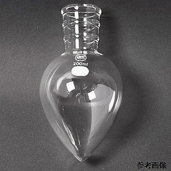 ナシ形フラスコ 白 027シリーズ 日本理化学器械(NRK)