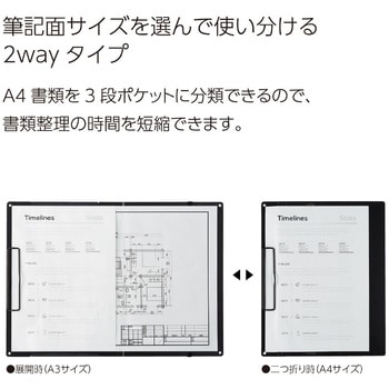 A3とA4を選んで使えるクリップボード コクヨ
