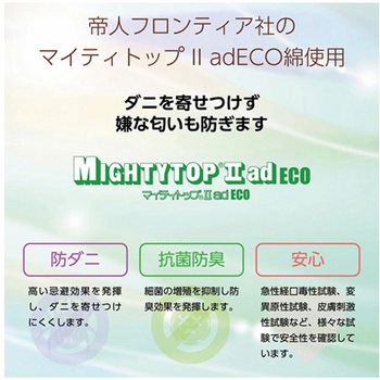 寝具 オールシーズン 快適睡眠 ベッドパッド マイティトップ2 抗菌防臭 洗濯機OK イケヒコ・コーポレーション