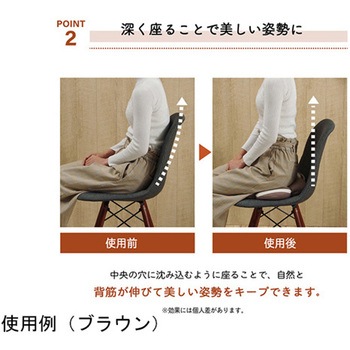 クッション 穴あき 円座 花 もっちり 低反発 ウレタン オフィス ドライブ 約40cm丸 イケヒコ・コーポレーション