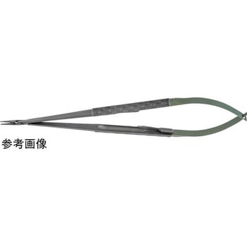 マイクロ持針器チタン製ラウンドハンドルラチェット付 FMシリーズ ビー・ブラウンエースクラップ