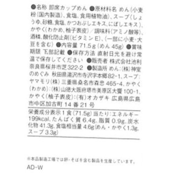 スープ素麺 18個入 ADシリーズ 池利