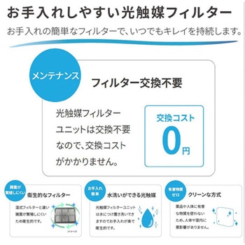 ウイルス抑制・除菌脱臭用UV-LED光触媒装置 UVish CSD-Bシリーズ 東芝