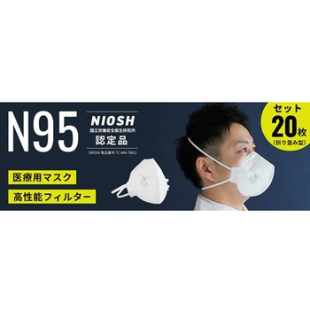 NIOSH N95マスク 20枚入 FT-Nシリーズ 3R(スリーアール)