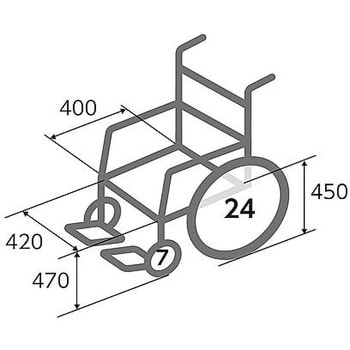 車椅子 日進医療器(車イス) 本体 車イス 【通販モノタロウ】