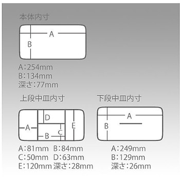 ハンディーボックス(中皿付) EA508MDシリーズ エスコ