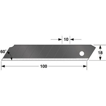 カッターナイフ厚物用 180mm EA589ATシリーズ エスコ