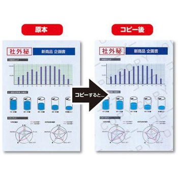 コピー偽造防止用紙(個人情報保護 EA759XBシリーズ エスコ