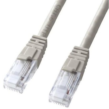 LANケーブル(CAT6/つめ折れ防止/ライトグレー) EA764BBシリーズ エスコ