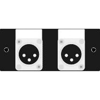 MFP-3X2DSLAW-NP フロアボックス用AVプレート カナレ電気 68975378