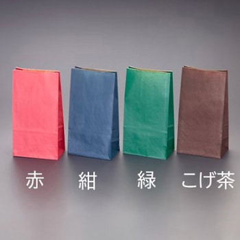 カラー紙袋(赤/100枚) EA927SBシリーズ エスコ