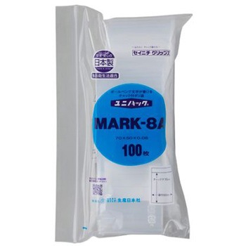 ポリ袋(チャック付/100枚) EA944CBシリーズ エスコ