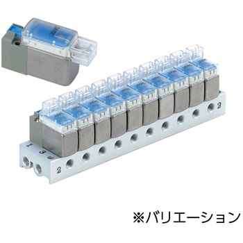 V1_0_N - ノンプラグイン個別配線専用バルブ/マニホールド搭載用 SMC