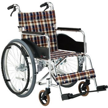 【美品】折りたたみ 車椅子 松永製作所 自走式 介助用ブレーキ付 AR-201B