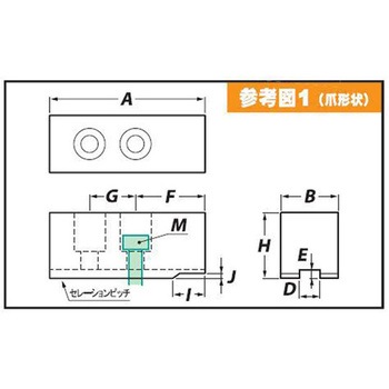 北川用鉄生爪 アーム