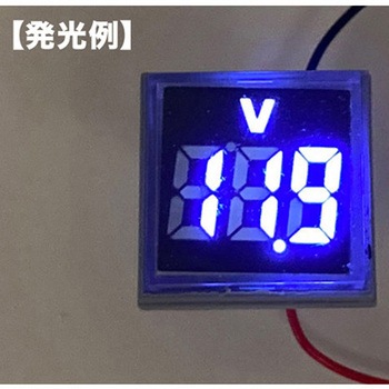 DC4-100V LEDデジタル電圧計 FXB16-22シリーズ アズワン