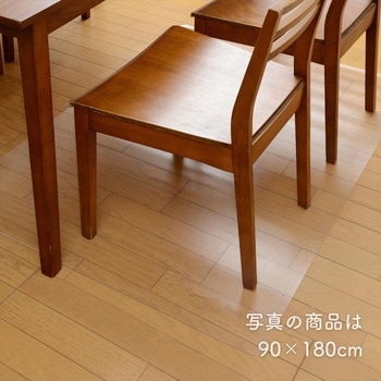 床を保護するチェアマット YAMAZEN(山善)