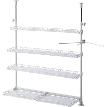 TKRO-604(WH) シンク上 突っ張りキッチンラック YAMAZEN(山善) 68993566