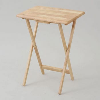 天然木 折りたたみサイドテーブル YAMAZEN(山善)