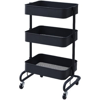 LBT-3(BK) �o�X�P�b�g�g���[���[ ���[���S�� �L���X�^�[�t�� ���M�����[/�X���� YAMAZEN(�R�P) 3�i �u���b�N�F 68993916