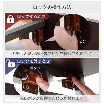 折りたたみデスク パタパタデスク YAMAZEN(山善)