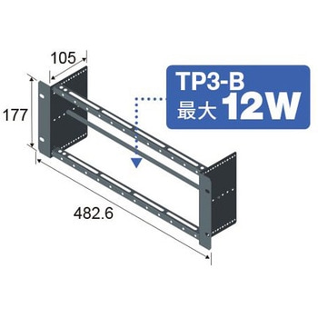 CSW-4UF-3/12-2-B EIA�p�t���[�� 4U �J�i���d�C 69000910